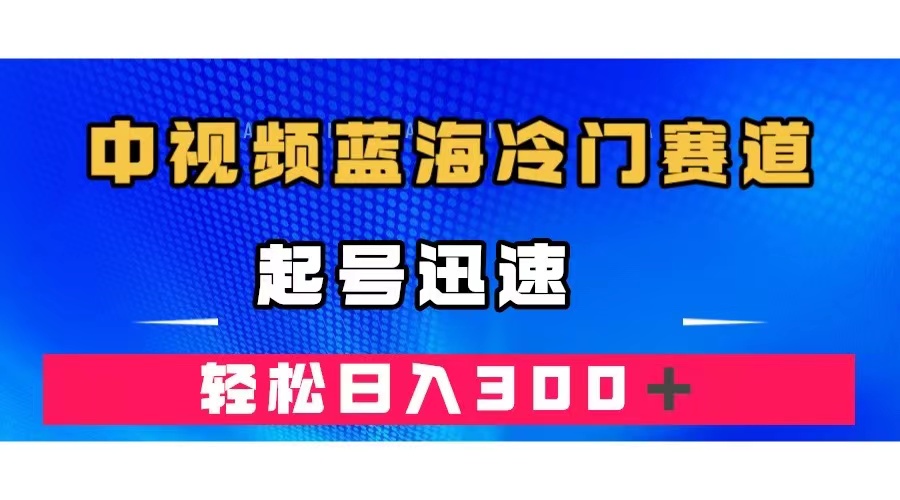 中视频蓝海冷门赛道，韩国视频奇闻解说，起号迅速，日入300＋-分享互联网最新创业兼职副业项目凌云网创