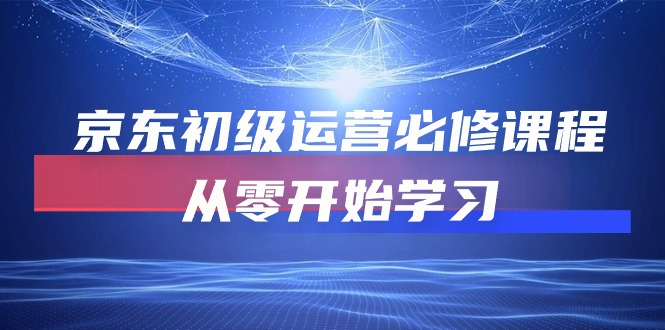 京东初级运营必修课程，从零开始学习-分享互联网最新创业兼职副业项目凌云网创